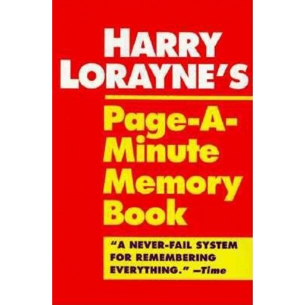 Page-A-Minute Memory Book, Harry Lorayne