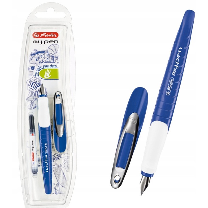 Pix Herlitz my.pen L balkezeseknek, minőségi iskolai töltőtoll