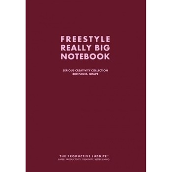 Freestyle Really Big Notebook, Serious Creativity Collection, 800 Pages, Grape, The Productive Luddite (Author) Freestyle Really Big Notebook, Serious Creativity Collection, 800 Pages, Grape, The Productive Luddite (Author)