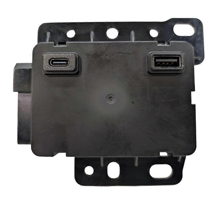 USB Hub pentru consola centrala auto, material ABS, negru, 1522264-00-B, 2017-2023