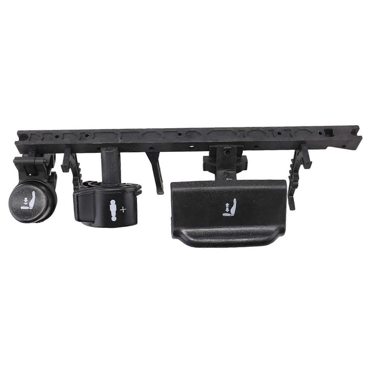 Buton reglaj scaun, negru, ABS, 1 buc