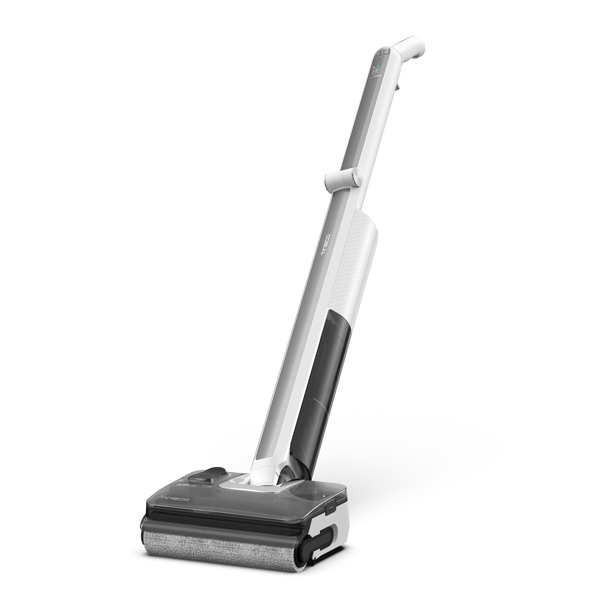 Aspirator Vertical Cu Spalare Tineco Floor One i7 Fold Premium, 190 W, Aspirare Uscat/Umed, Pliabil 180°, Autocuratare, Autonomie 35 Min, 21.6 V, WiFi, Alb