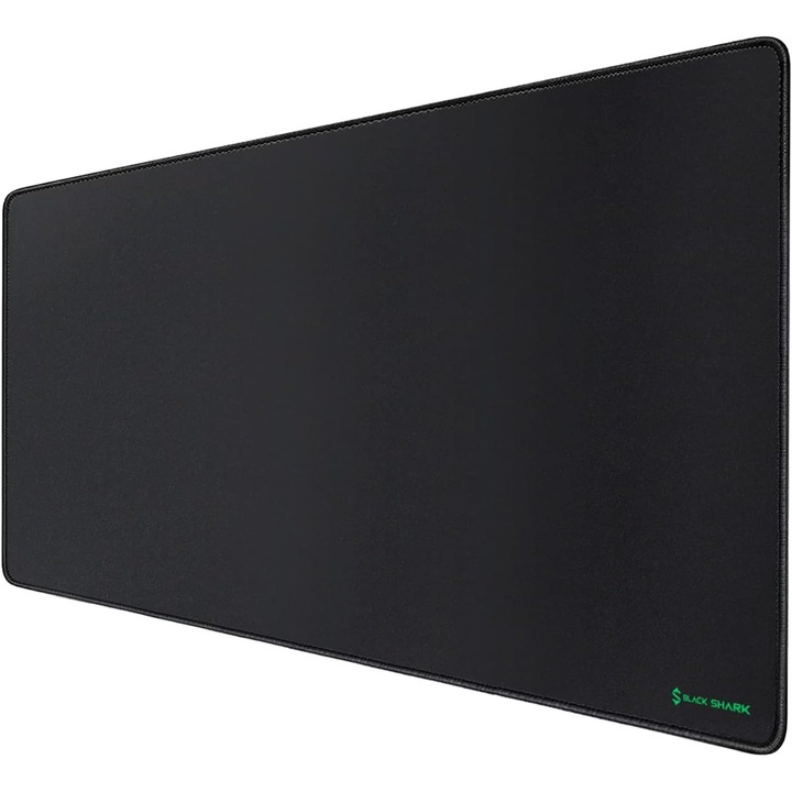 Mouse pad gaming / Desk Mat Extended Black Shark Manta P3 (BS-P3), 90x40 cm, grosime 4 mm, suprafata texturata rezistenta la lichide, baza de cauciuc anti-alunecare, margini cusute, Negru