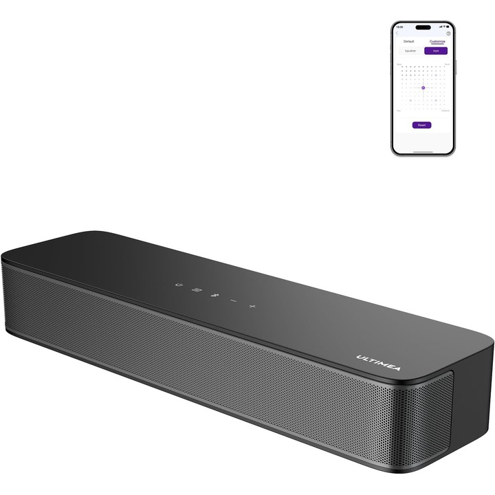 Soundbar Ultimea Poseidon M20 Pro 2.1 cu Subwoofer Integrat, 132W