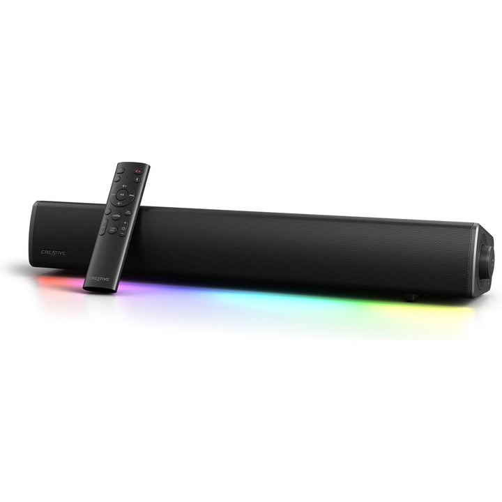 Soundbar Gaming CREATIVE Sound Blaster GS5 RGB, Tehnologie SuperWide, 60W