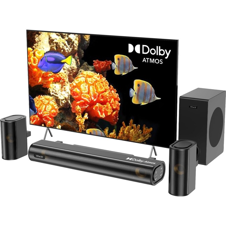 Soundbar HiElite A41 4.1ch Dolby Atmos, 300W, subwoofer 5.25"