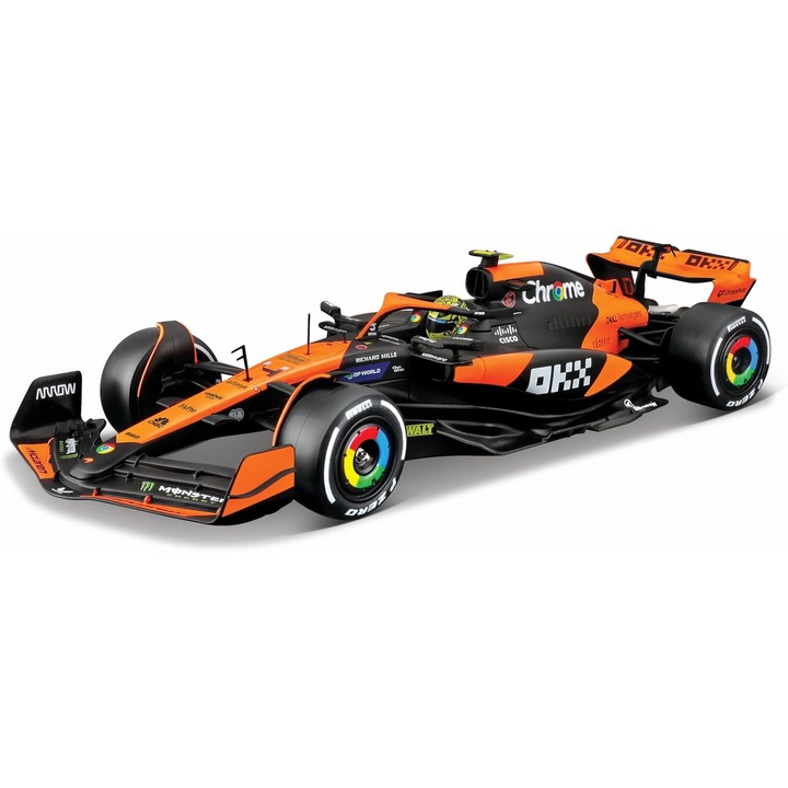 Modell Masina F1 Bburago McLaren MCL38 Lando Norris 1:24, 26.1cm