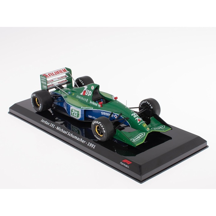Modellautó F1 Jordan 191 Michael Schumacher 1991 - Méretarány 1/24