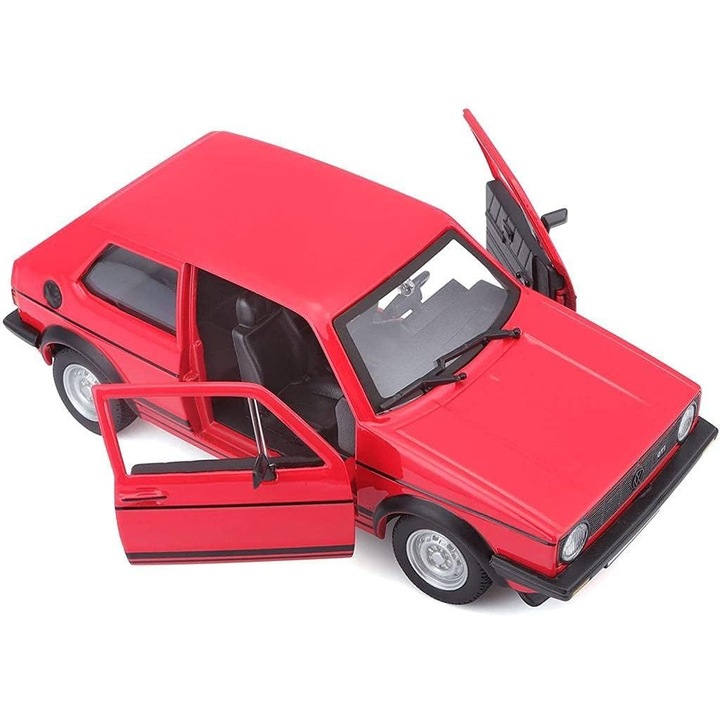 Autómodell VW Golf GTi mk1 1979 Piros 1:24 Bburago
