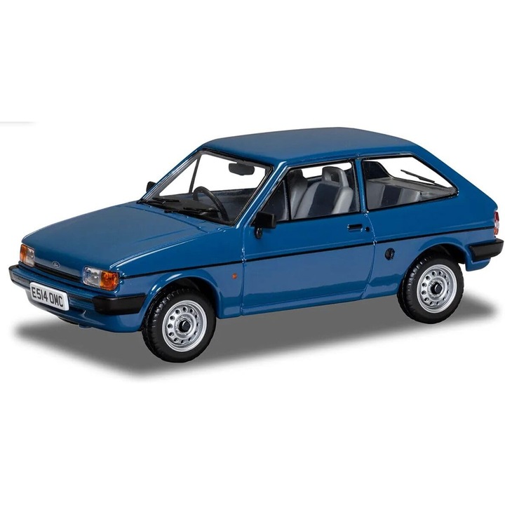 Modell Ford Fiesta Mk2 1.1 Popular Plus, Tengerkék, 1:43 méretarány