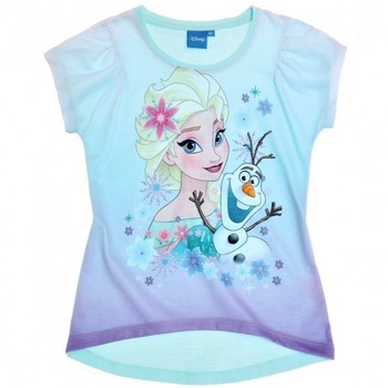 Bluza cu maneca scurta , Disney Frozen, Multicolor Bluza cu maneca scurta , Disney Frozen, Multicolor