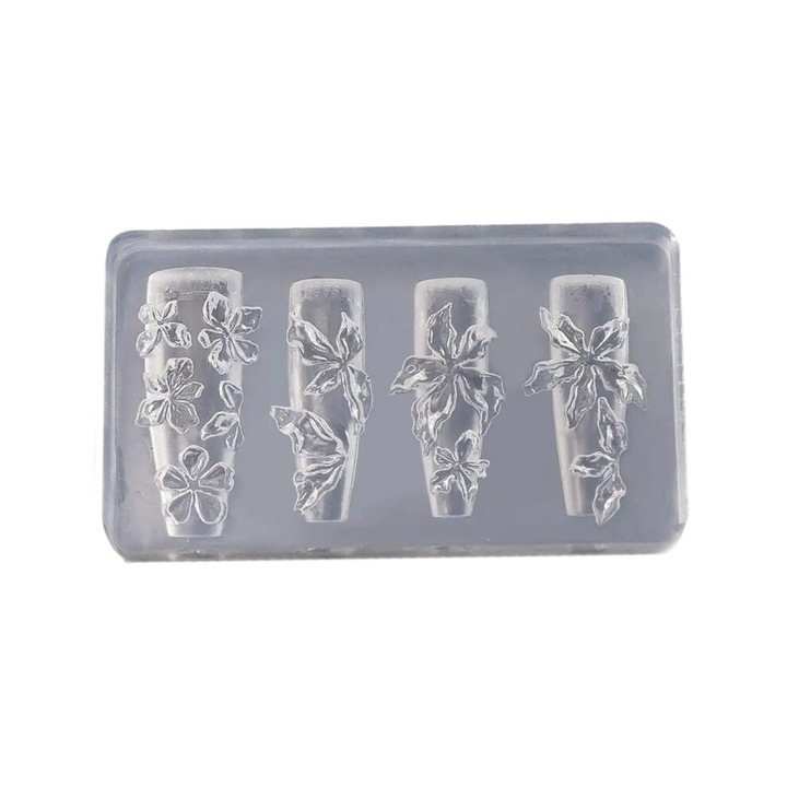 Set mulaj silicon nod papion, 16 modele, multicolor, 4,8x4,8cm