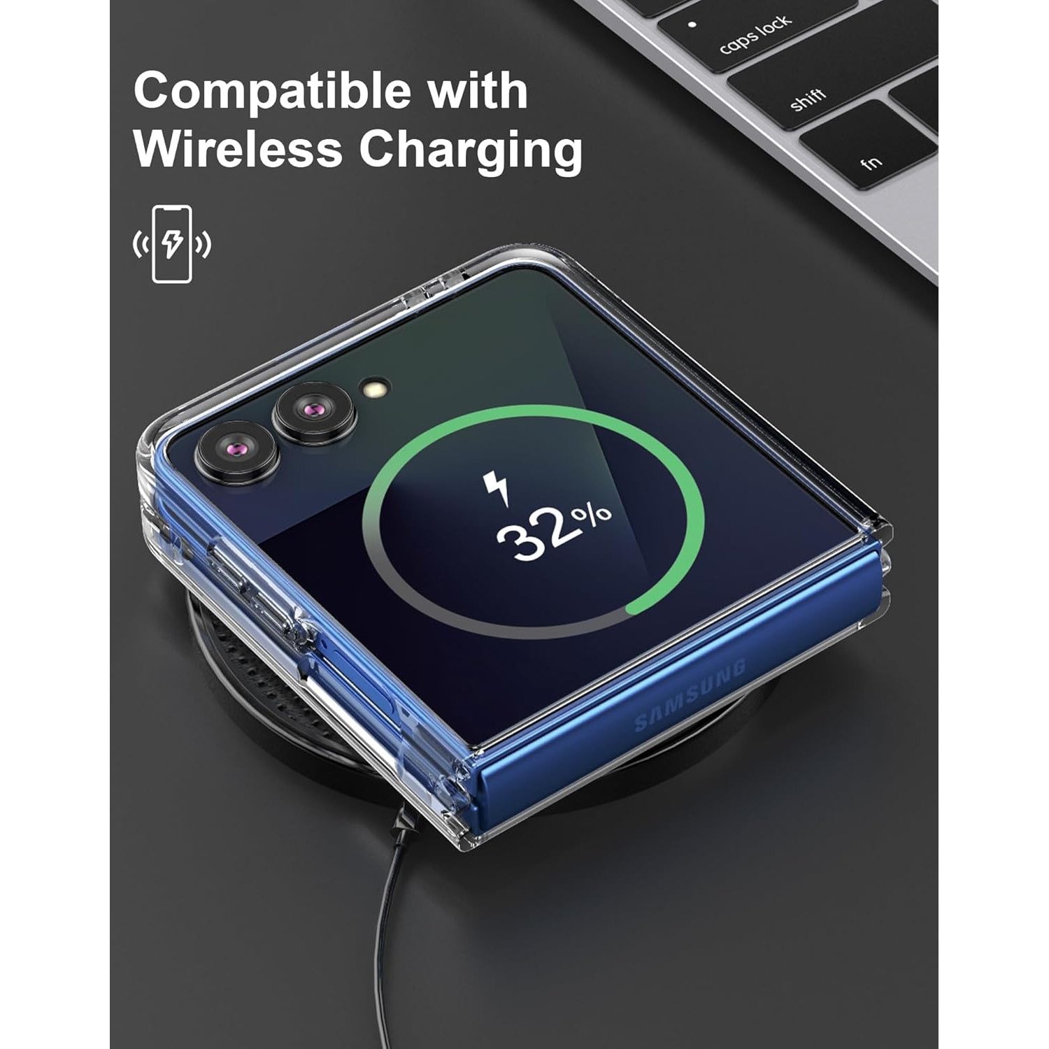 Husa pentru Samsung Galaxy Z Flip 8 Anti-Shock 1.5mm, transparent