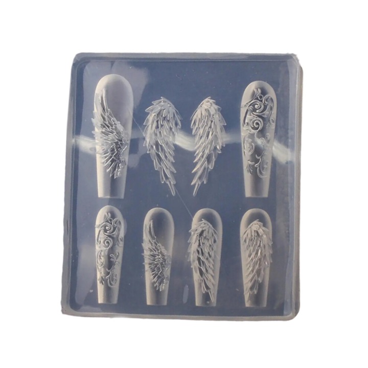 Set mulaj silicon funda 3D, 16 modele, 4,8x4,8cm