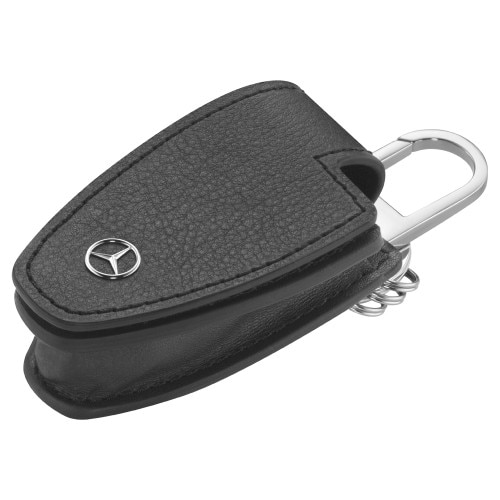 Husa protectie cheie originala Mercedes-Benz - piele neagra
