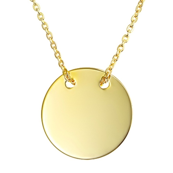 Arany érme nyaklánc, aranyszín