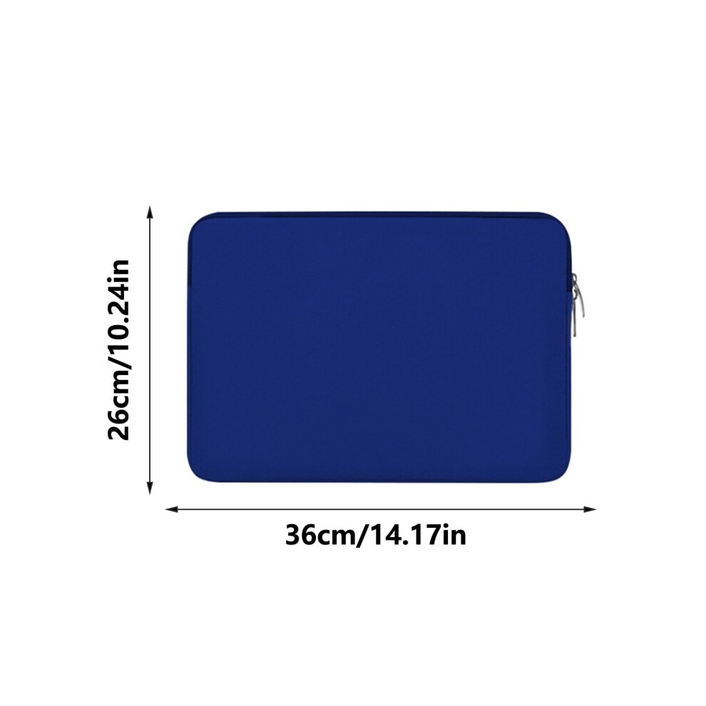 Husa laptop 14 inch, polyester, protectie, multicolor, 36x1.5x26 cm