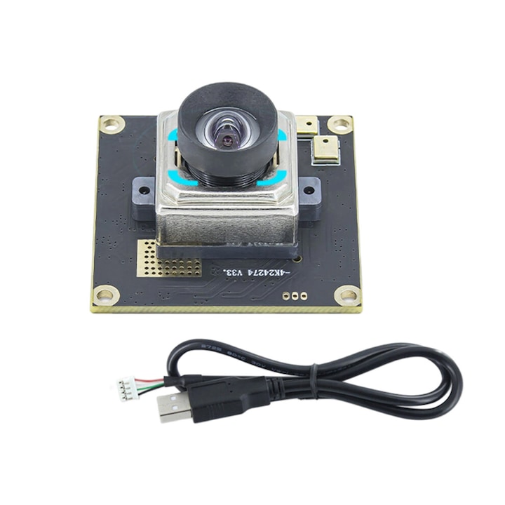 USB камера модул 8MP 4K автофокус 100° 38x38mm