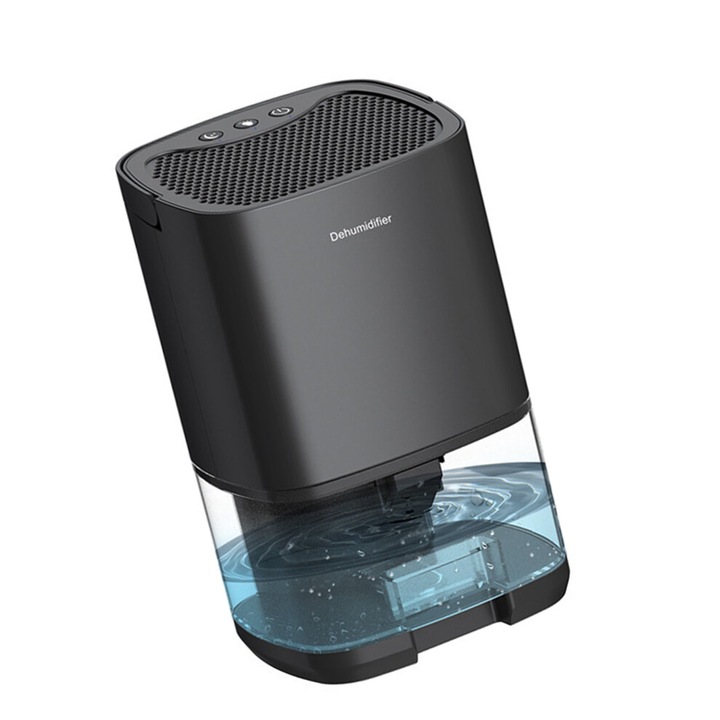 Dezumidificator portabil 1000ml alb-negru 15,2x13,5x25cm