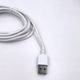 USB-A – USB-C töltőkábel gamer egérhez, fekete, 18x2cm