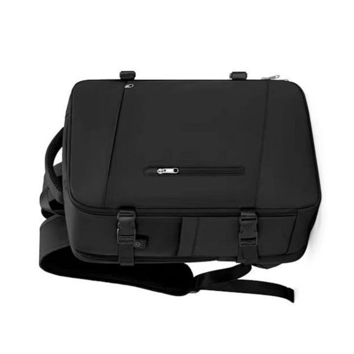 Rucsac laptop 15,6 inch, rezistent, negru, 46x32x16cm