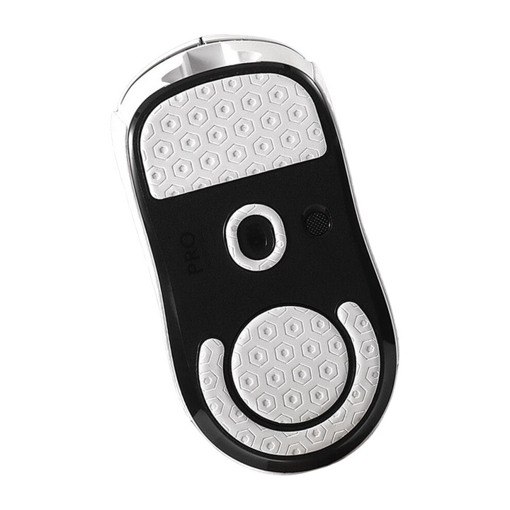 Set patine mouse PTFE textura 3D, negru-alb, pentru GProX Superlight