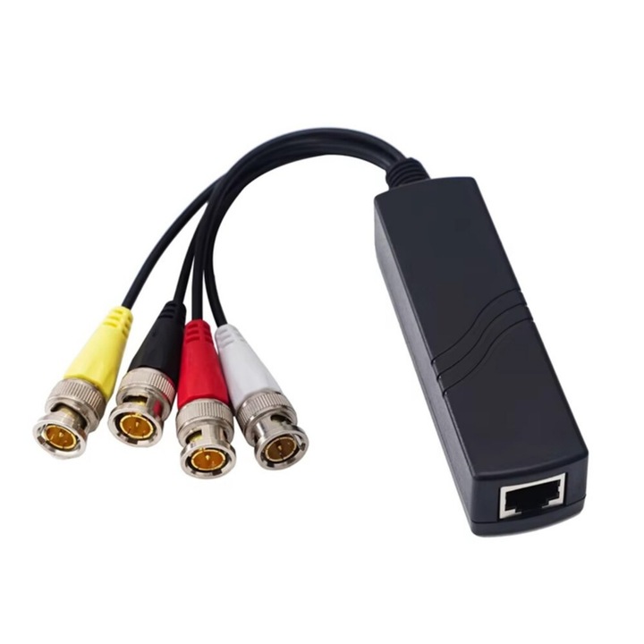 Пасивен видео балун 4CH 8MP RJ45 16.5см