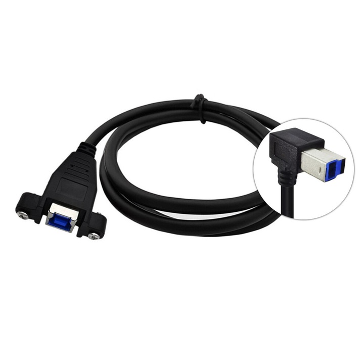 Cablu extensie USB 3.0, 50cm, прав, ABS