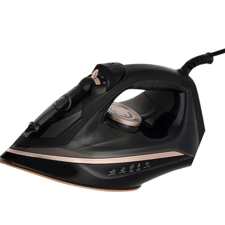 Fier de calcat cu aburi portabil 2200W, 29x15x12cm, alb