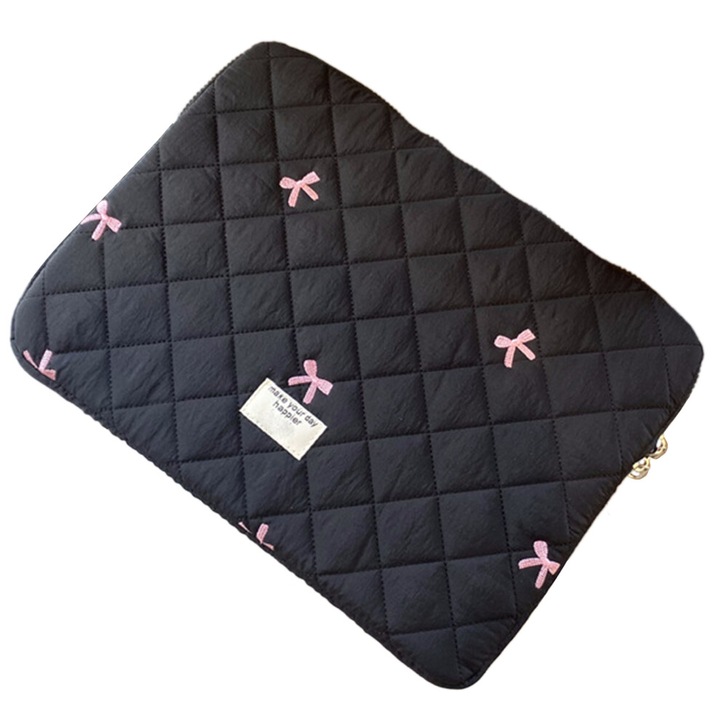 Husa laptop 15,6 inch, negru, impermeabila, usoara, 39,5x28,5cm