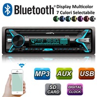 radio mp3 player auto 1din cu bluetooth  mp3  wma  usb  rds  sd  iso cube  multicolor audiocore imagen 16_0_
0