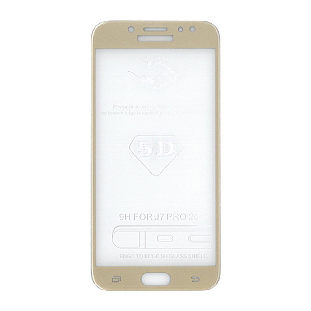 Folie protectie telefon glass xs premium J7 2017 gold