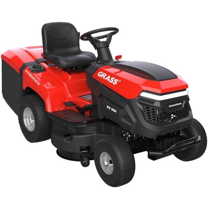 Tractor de tuns iarba GRASS GV98H, 98cm, 452cm3, rosu, 240l