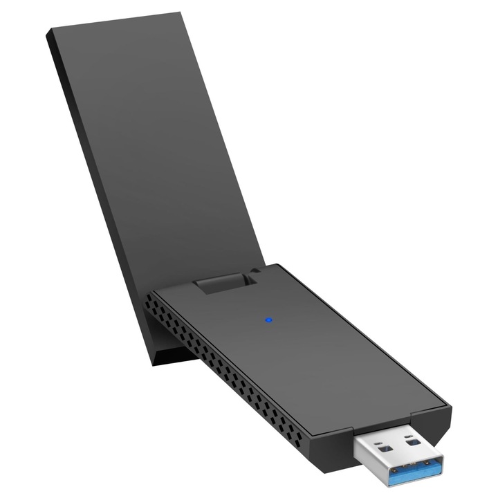 Adaptor USB WiFi 6 Tri-Band 6GHz/5GHz/2.4GHz 5400Mbps