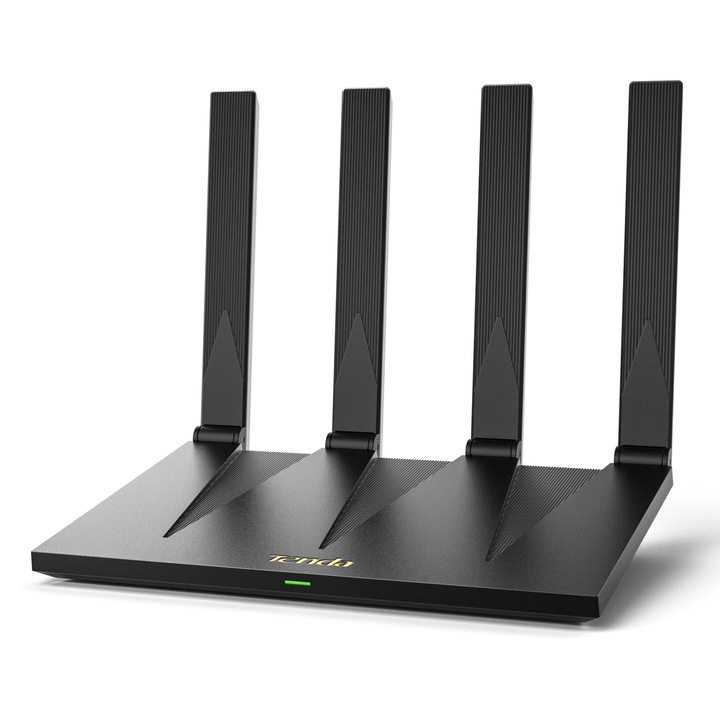 Tenda RX12 Pro V3 WiFi 6 kétsávos router, fekete, 2402x574 Mbps