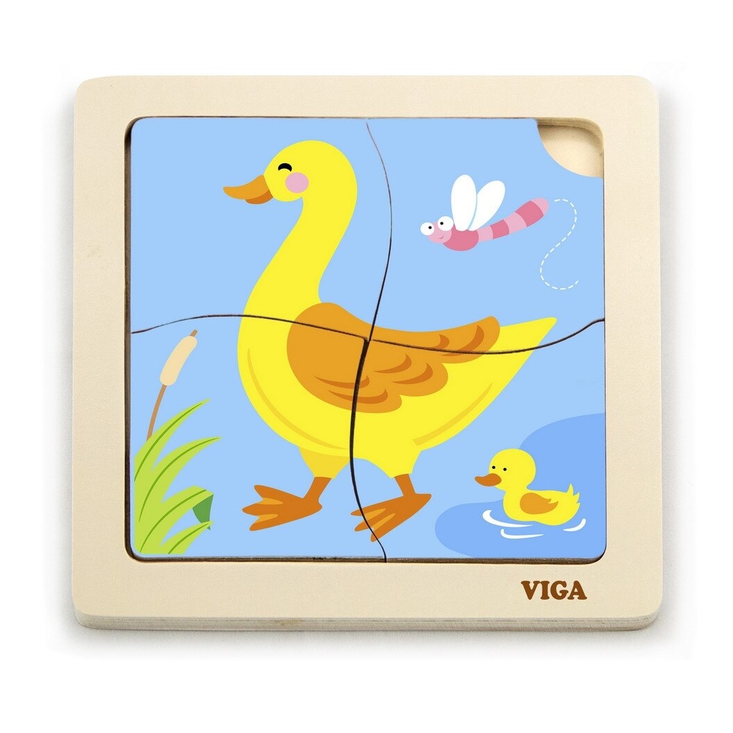 Puzzle Ratusca Din Lemn