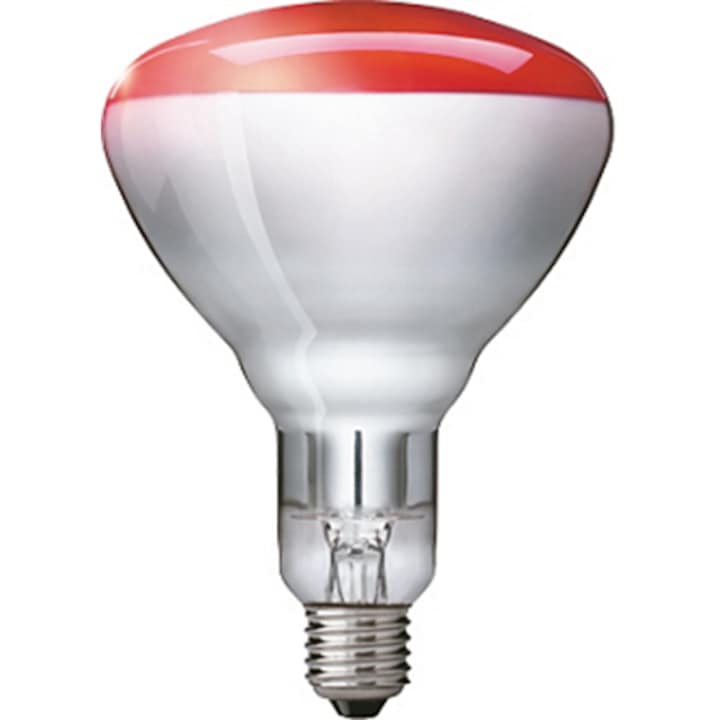 Philips Industrial infravörös izzó, E27, 150W, fényerőszabályzás, izzólámpa, piros