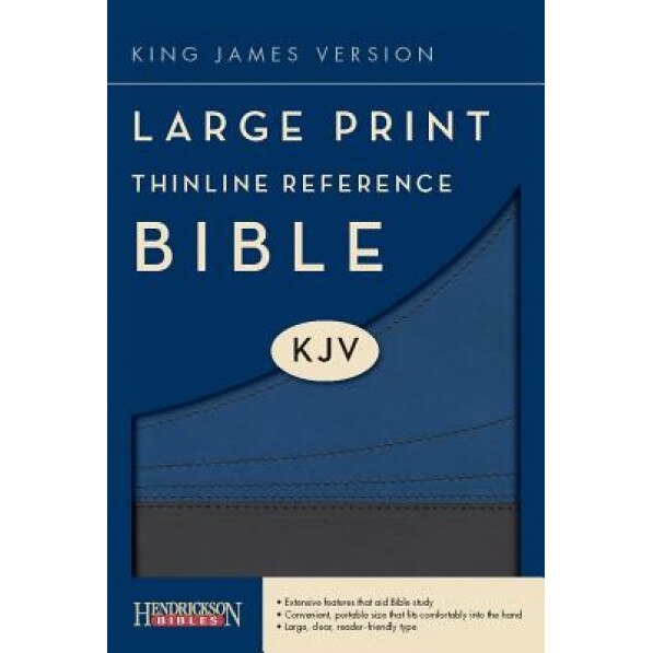 Large Print Thinline Reference Bible-KJV, Hendrickson Publishers (Manufactured by)