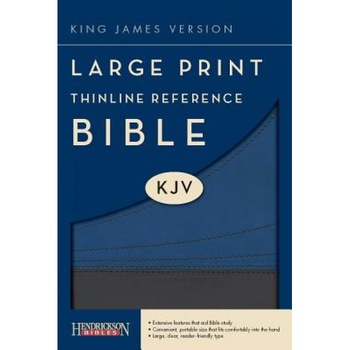 Large Print Thinline Reference Bible-KJV, Hendrickson Publishers (Manufactured by) Large Print Thinline Reference Bible-KJV, Hendrickson Publishers (Manufactured by)