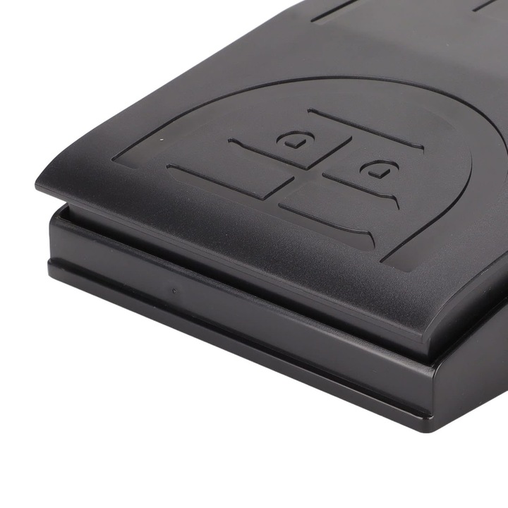 Egyedi, ergonomikus, érzékeny USB pedál játékhoz és multimédiához, fekete