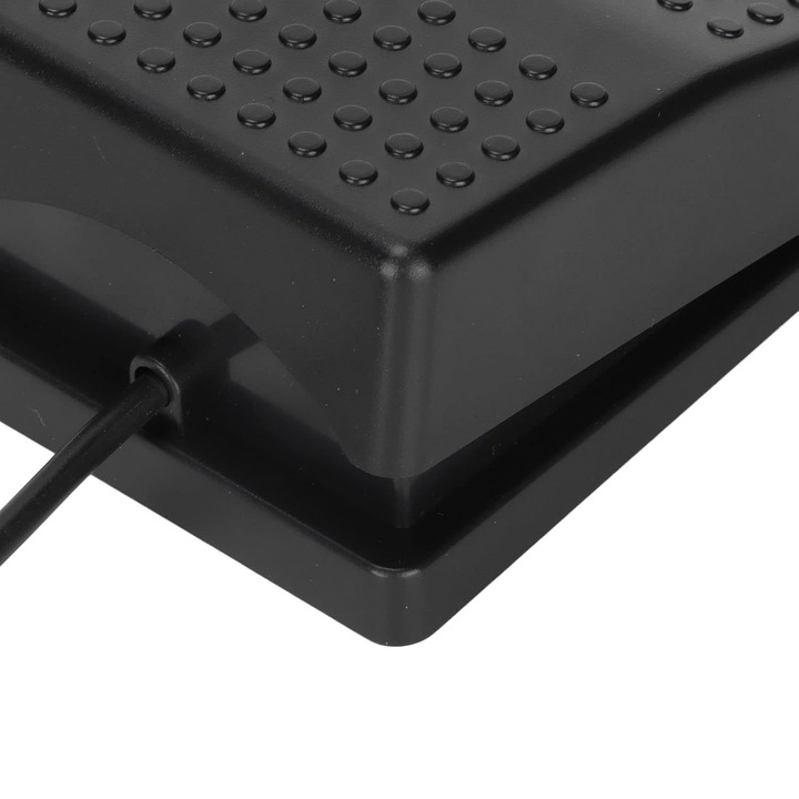 Ergonomikus, érzékeny, fekete, standard méretű, többfunkciós USB pedál