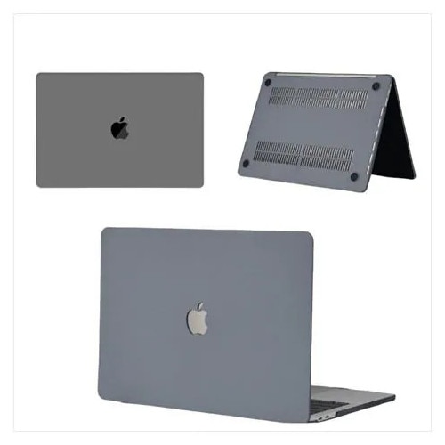 Husa protectoare pentru MacBook 13, compatibila cu MacBook Pro/Air 2020–2022 (A2251/A2289/A2338), carcasa hard-shell din plastic, gri, K0285-EP0814-HJ34724