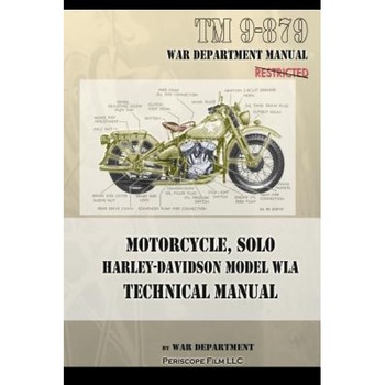 Motorcycle, Solo Harley-Davidson Model Wla Technical Manual, War Department (Author) Motorcycle, Solo Harley-Davidson Model Wla Technical Manual, War Department (Author)