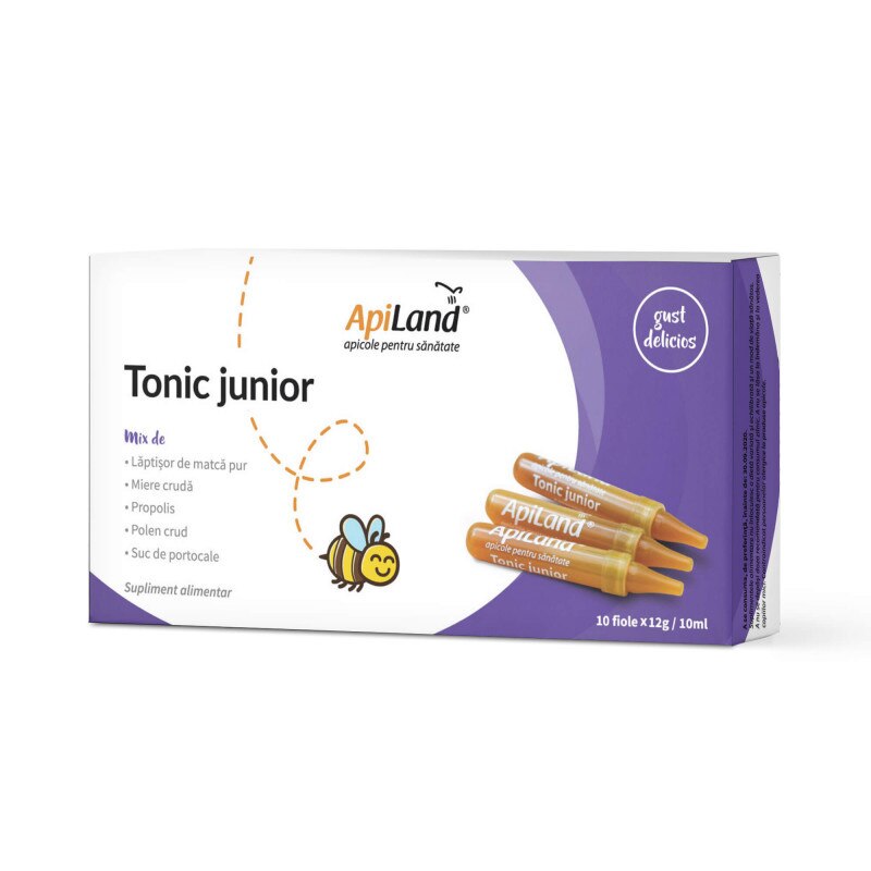 Tonic junior, ApiLand, 10 fiole x 12 g