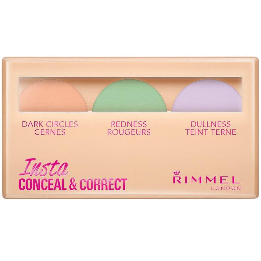Paleta corectoare Rimmel Insta Conceal & Correct Palette