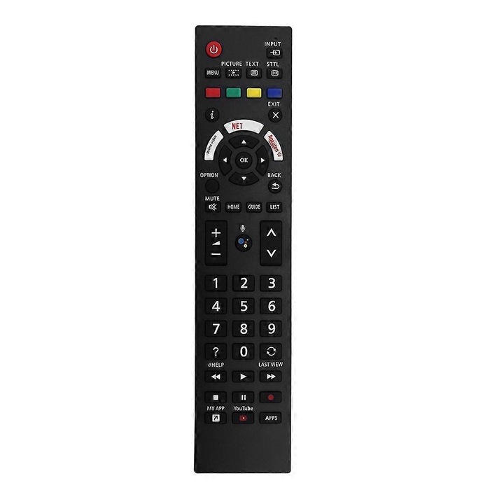 Telecomanda inlocuire pentru TV Android Panasonic, negru, 2xAAA