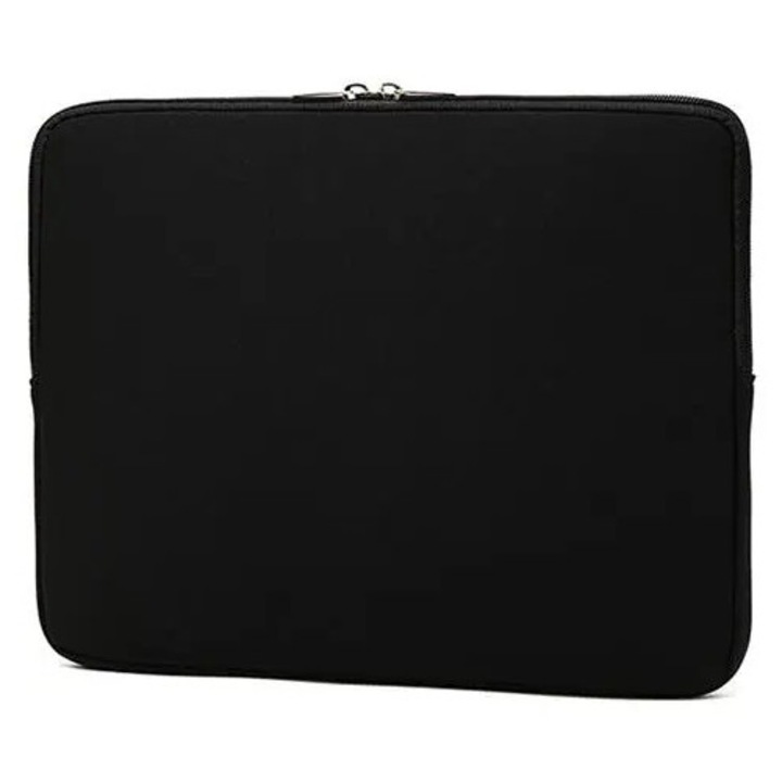 Husa pentru laptop din neopren cu spuma protectoare, negru, L, K0285-EP0814-HJ30886