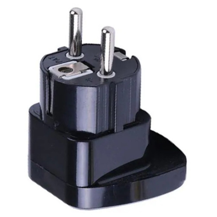 Adaptor de calatorie standard european, K0285-EP0814-HJ33477, alb