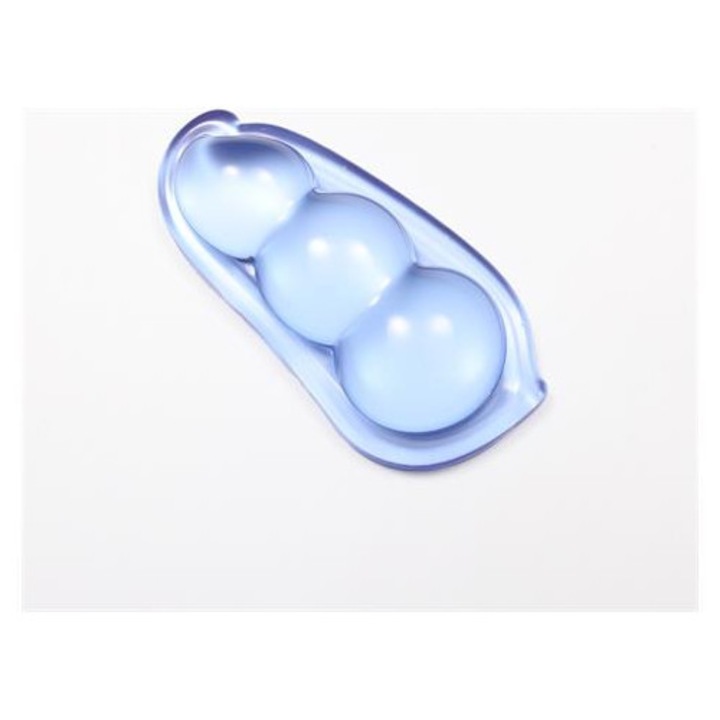 Suport mouse silicon transparent albastru ergonomic
