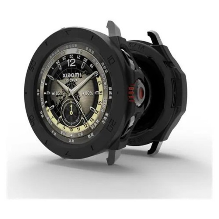 Husa TPU pentru ceas Xiaomi Watch S4 Sport, negru